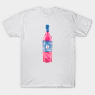 Bad Bitch Bordeaux Wine Bottle T-Shirt